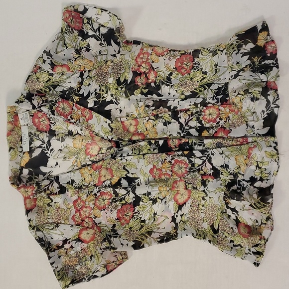 Floral Sheer Blouse - Picture 4 of 7